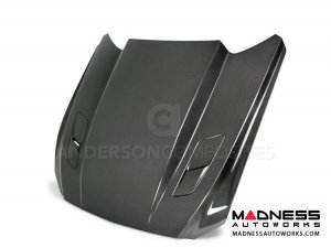 Ford Mustang Double Sided Cowl hood - Carbon Fiber - (2015-2017) Ford Mustang Double Sided Cowl hood - Carbon Fiber - (2015-2017)